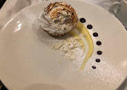 A carefully plated dessert