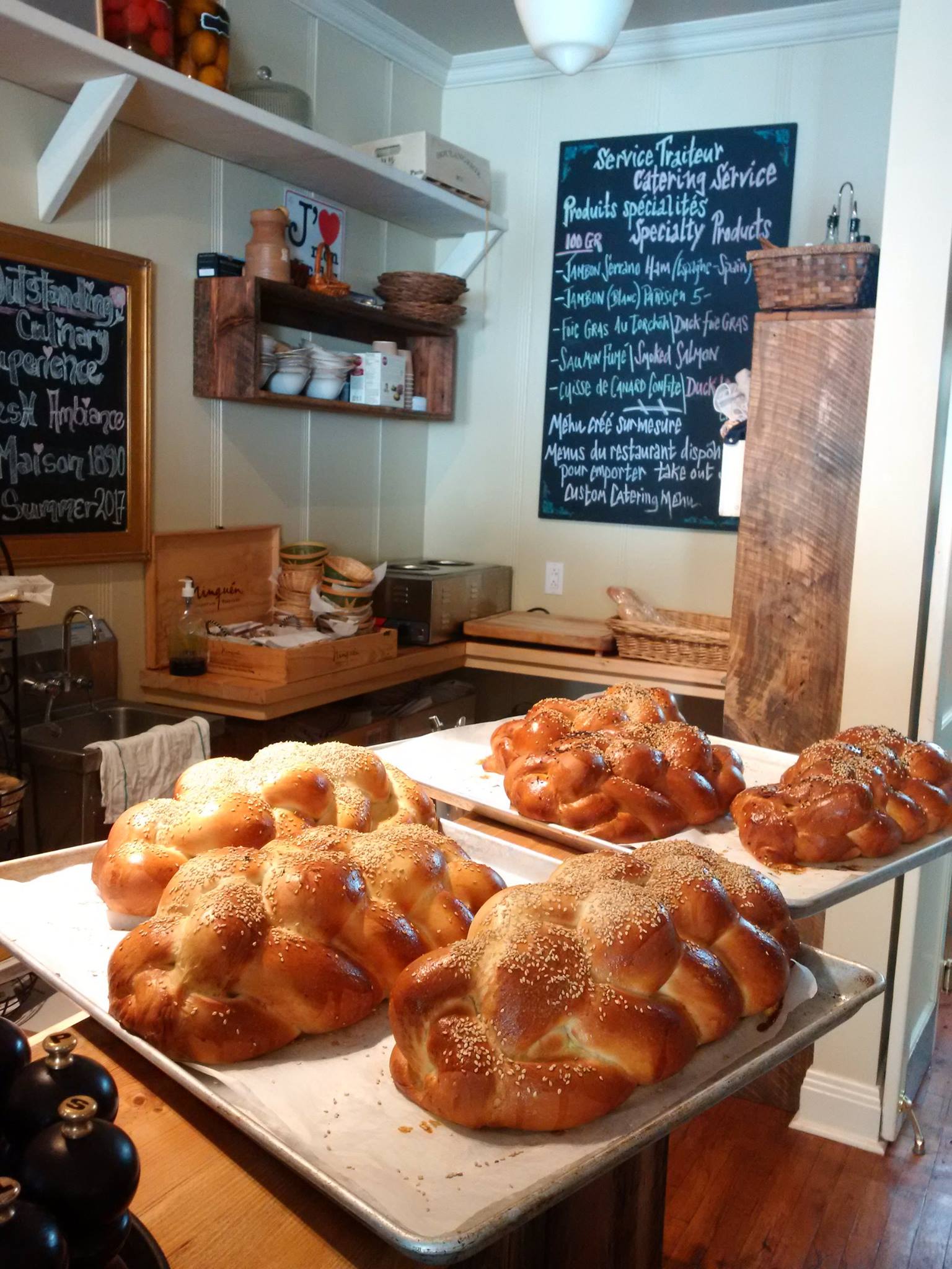 Fresh pastries at Maison 1890