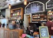 Coffee counter and pastry display
