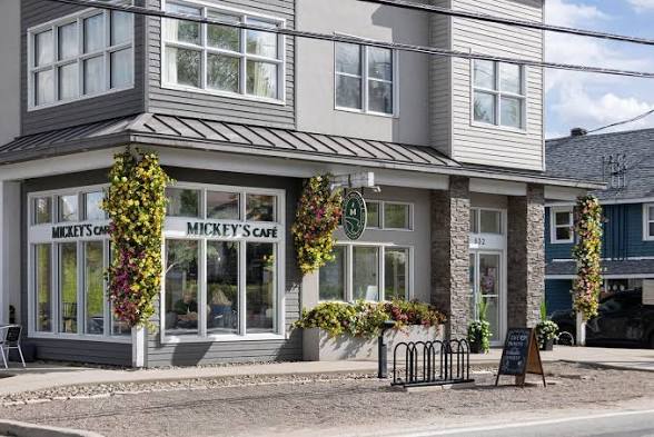 Mickey’s Café storefront in Morin-Heights