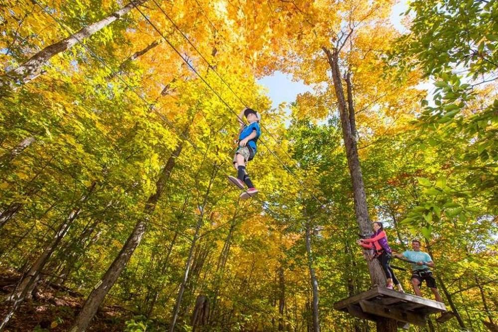 Treetop Adventure at Acro-Nature Sommet Morin-Heights