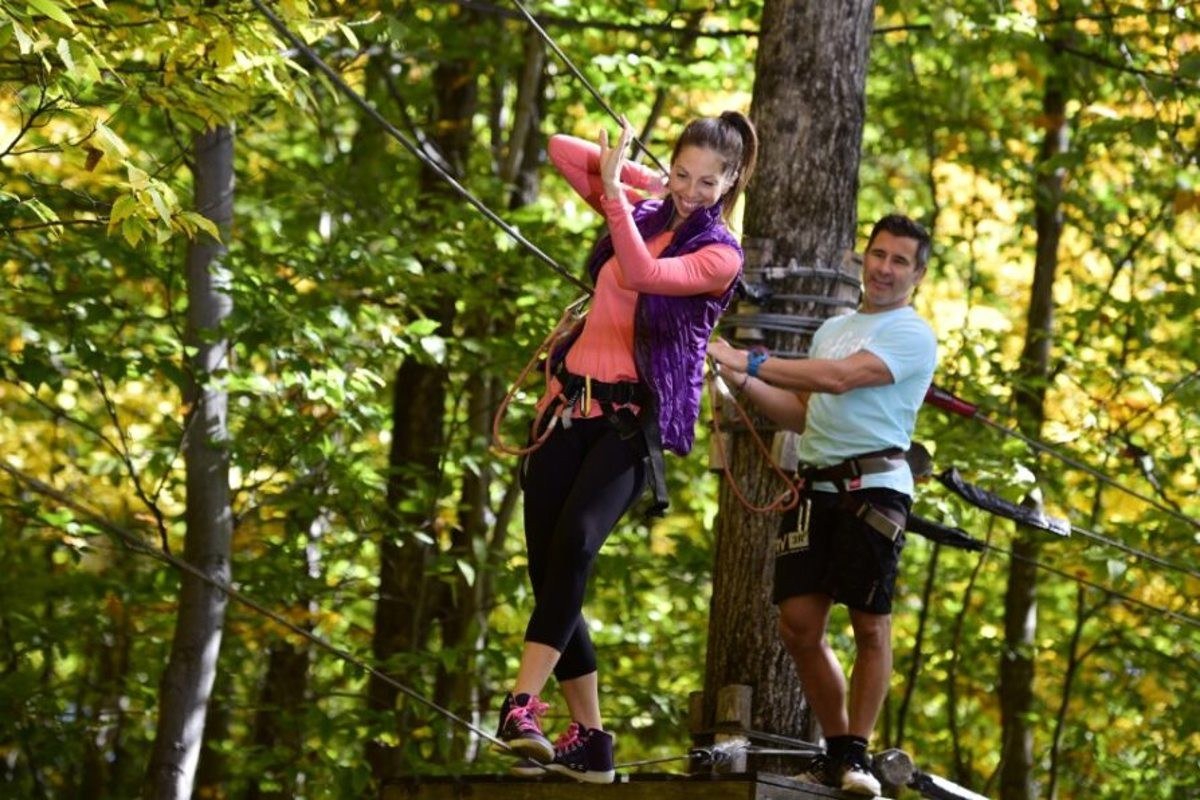 Forest Ropes Course Adventure
