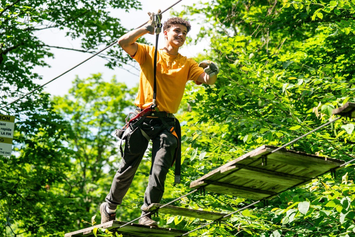 Treetop Adventure at Sommet Morin Heights