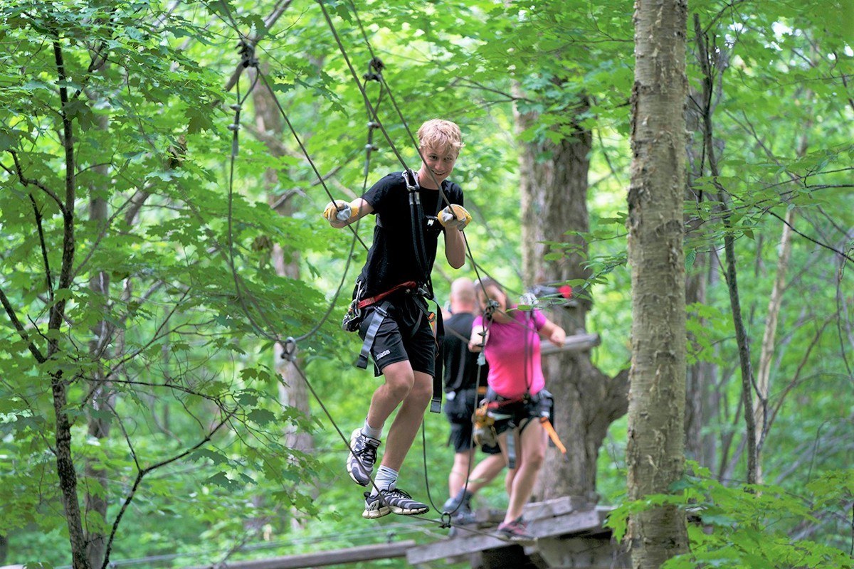 Forest Ropes Course Adventure