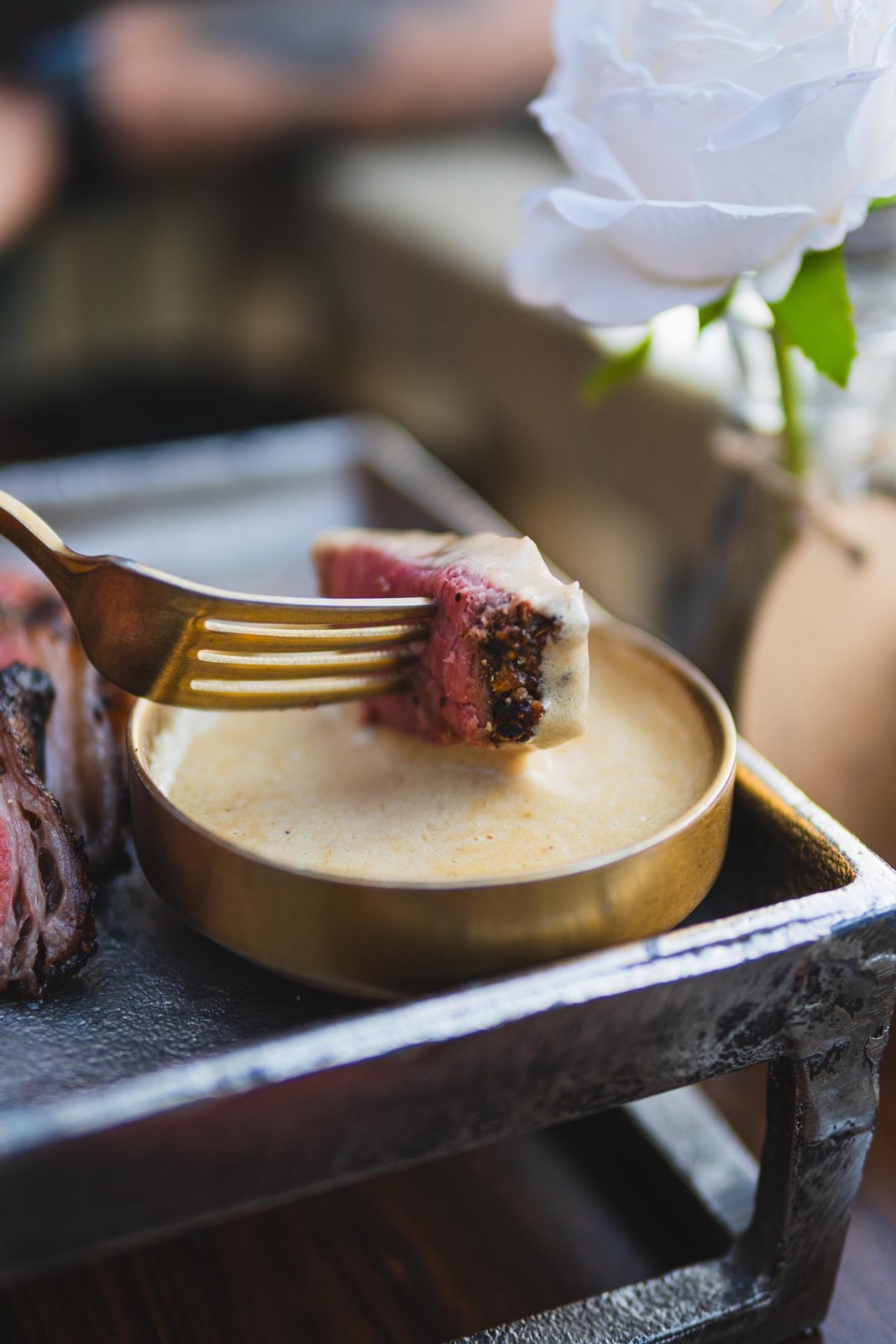 Fork and plated bite