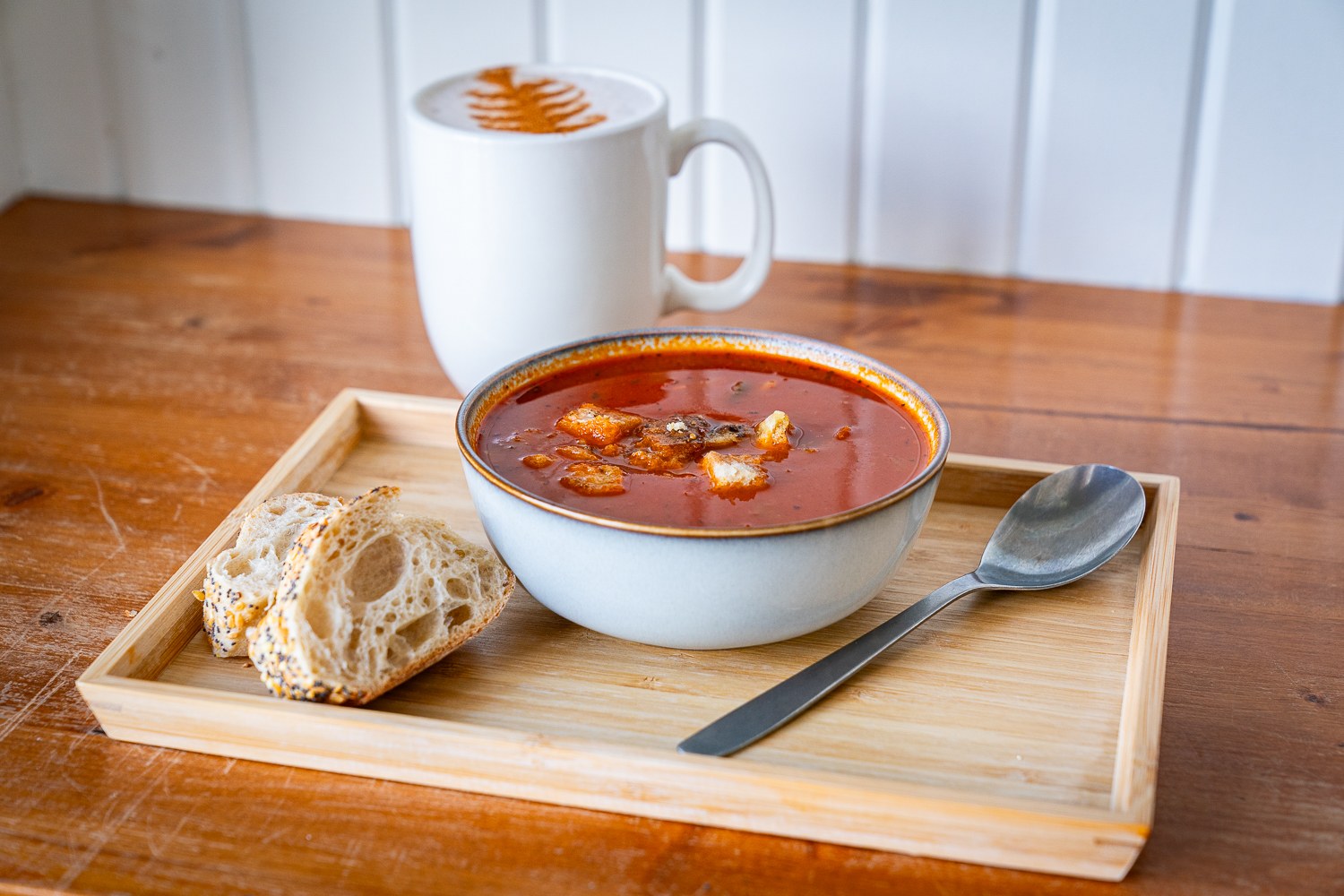 Soup and sandwich