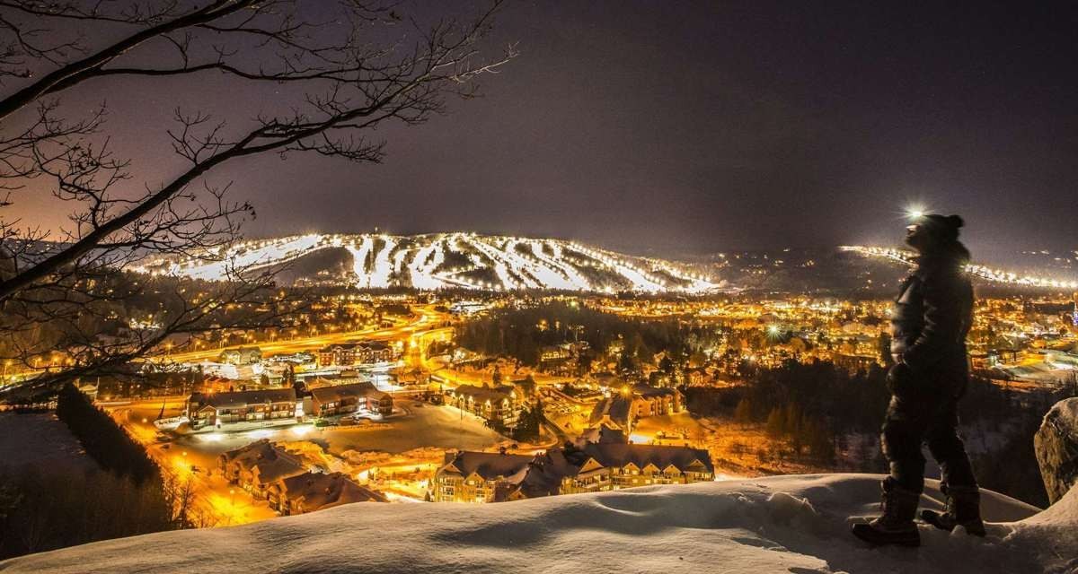 Nighttime Mountain Vista